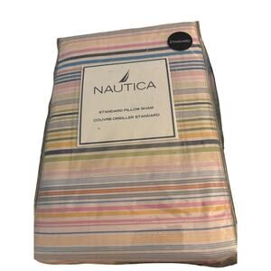 Nautica Standard Pillow Sham, Langley Stripe